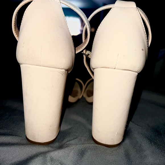 Beige block sandal heals / Charlotte Russe - Picture 3 of 6